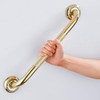 IMPEU Textured Shower Grab Bar, 16-Inch Bathroom Support Rails, Stylish