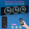 XAXVSTS Programmable LED Scroll Sign Dislplay, 47.5 x 12 cm,