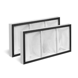 POWERTEC 1 Micron Inner Filters for WEN 3417, AF1270/ POWERTEC AF1044, AF1045 Air Filtration Systems Woodworking, Replacement for WEN 3415AF1 Woodworking Air Filters, 2 pack (75019-P2V)