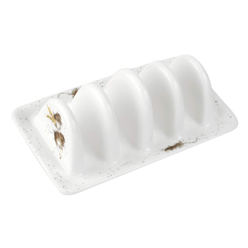 RW WN4089-XL Royal Worcester Wrendale China Toast Rack Mice Design,