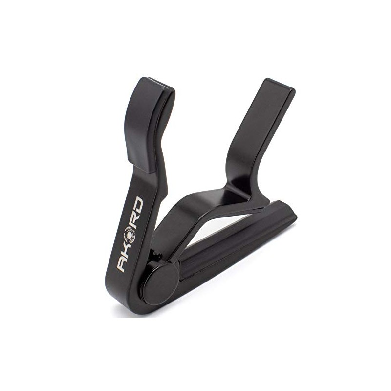 AKORD Quick Change Single-Handed Guitar Capo Plus 5 picks -
