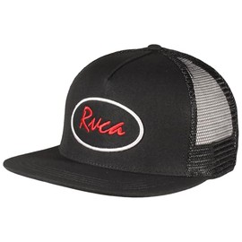 RVCA Men's Patch Placement Trucker, Black