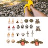 Decorative Shoe Clips Fashionable Shiny Elegant Removable Shoe Decoration Accessory