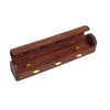 Bramble & Jones Leaf-Solid Wood Wooden Incense Joss Sticks Storage