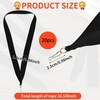 Songholee Medal Lanyards, 20 Pieces, Flat Neck Ribbons with Keychain