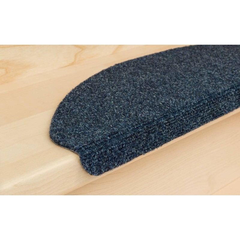 Kettelservice-Metzker Ramon Half Round Stair Mats Blue 1 Piece