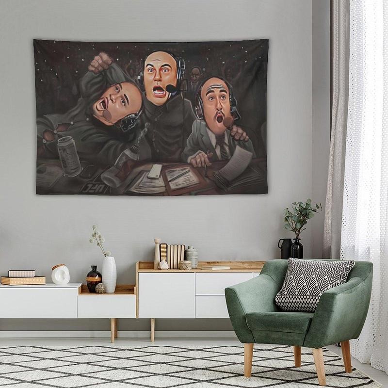 The UFC Announcer Crew Reaction Joe Rogan Canvas Wall Art