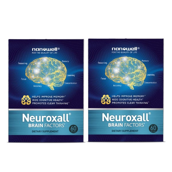 NANOWELL Neuroxall Brain Health Supplement for Enhanced Cognitive Function and