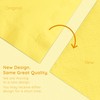 Creative Converting 3-Ply Paper Beverage Napkins, Mimosa Yellow, 50 Count