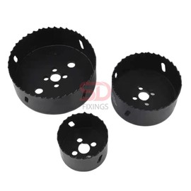 Bi Metal HSS Hole Saw/Arbor with Pilot Drill - Drilling Cutting Wood, Metal Sheet, Stainless Steel, Plastic, Pipe, Drywall, Circular Holesaw (Hole Saw, 63mm)