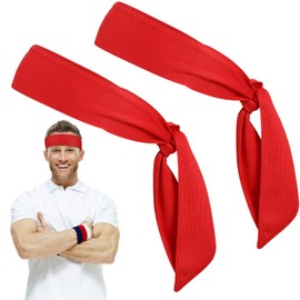 iplusmile Bee Maki, Red, Hachimachi, 47.2 inches (120 cm), Sports Equipment, Sports Headband, Breathable, Sweat Absorbent, Quick Drying, 2 Pieces (Red)