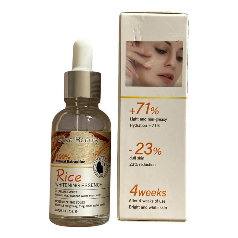 Suero Facial Aclarante De Arroz Kaliya Beauty 30ml Mixta Día/noche