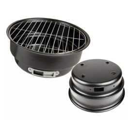 Plasticocina Mini Parrilla Carbón Portátil Plegable Acero Inoxidable