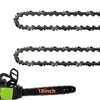 2 Pack 18 Inch Chainsaw Chain 62 Drive Links .050"