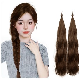 VEVE&MIKI ヘアエクステ エクステンション ポニーテール ウィッグ ふわふわ巻き髪エクステ ロング 取り付け簡単 エクステ ストレート サラサラカラーエクステ 祭り グラデーション ハロウィン キッズ ダンス舞台用 派手髪 簡単装着