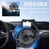 DONWELL For Honda 12V One Head Car Fan Portable USB