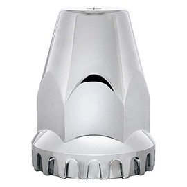 United Pacific 10064 33mm X 2 3/4" Chrome Plastic Original Nut Covers - Thread-On (Box of 10)