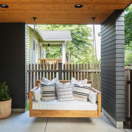 National Hardware N900-010, Porch Swing Hanging Spring Kit, 1000 Lbs. Capacity, Ceiling Mount Heavy-Duty Suspension Swing Hangers and Springs for Porch Swing