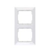 Mutlusan Candela 2-Way Frame Vertical White for 2 Modules