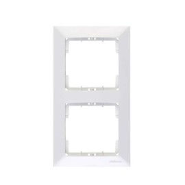 Mutlusan Candela 2-Way Frame Vertical White for 2 Modules