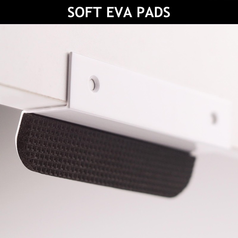RVPEKUPE 2-Pack Under Cabinet Foot Pull with Adhesive and Screws,