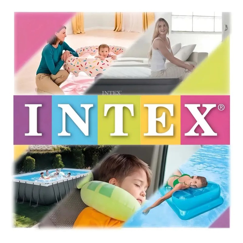Alberca inflable redonda Intex Crystal Blue 58426 de 1.47m x