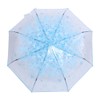 36 Inch Transparent Clear Folding Umbrella with Cherry Blossom for