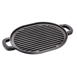 Nuwave - Parrilla de hierro fundido, superficie antiadherente de 12.42 x 10.21 pulgadas, crestas de parrilla profundas, pre-sazonadas, as...