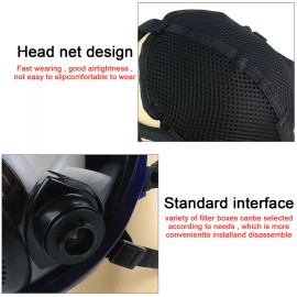 Unbranded/Generic 15 in 1 Full Face Gas Facepiece Mask Spray Painting Respirator Safety Set 6800