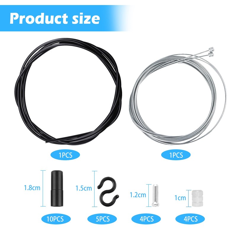 Gear Cable Bicycle, Bicycle Shift Cable Set, Universal Bicycle Parts
