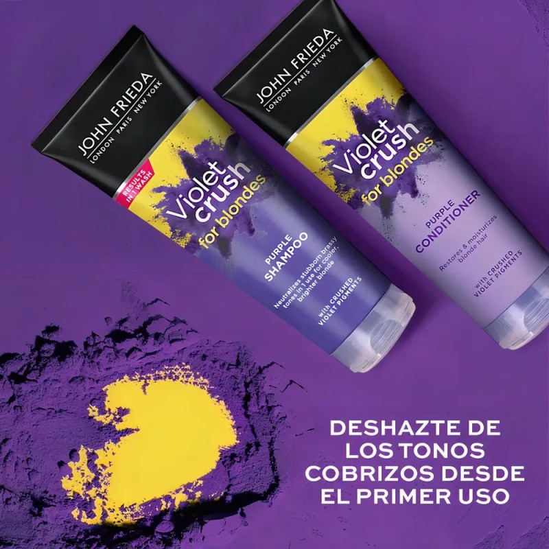 Shampoo Morado John Frieda Violet Crush 245ml
