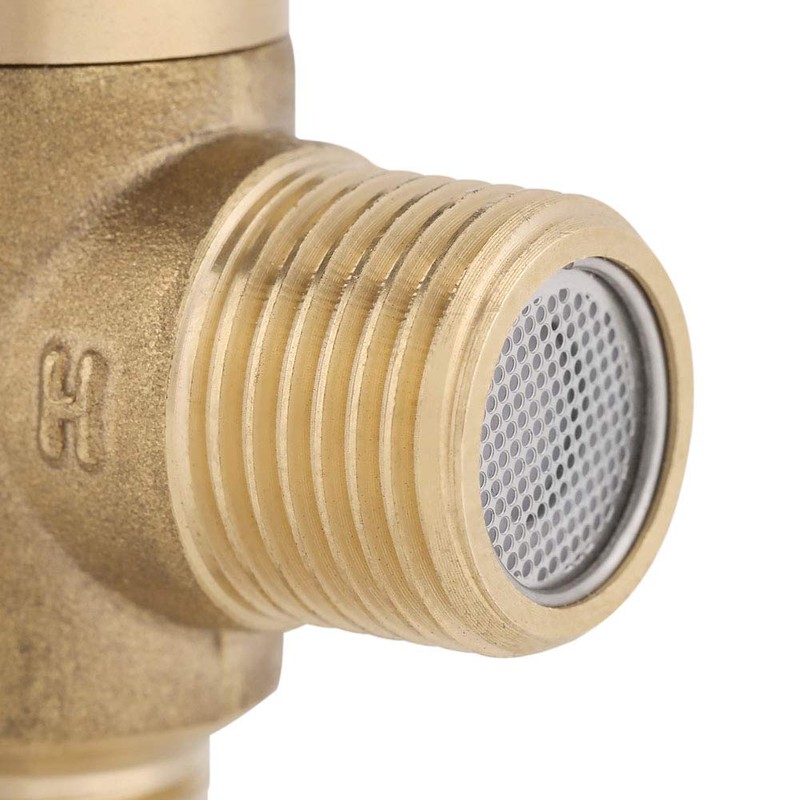 Thermostatic Mixing Valve Kiser Mixing Hot G1/2" Faucet Temperature Control