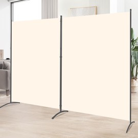 Room Divider 2 Panel Large Privacy Screens, 142''x72''H Upgraded Room Divider Wall for Room Partitions, Tall 6FT Partition Room Dividers Screen Panel for Bedroom Office School, Portable Partition Wall
