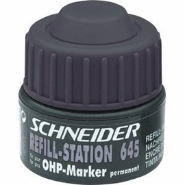 Schneider Maxx 645, Refill for Universal Perm. 30ml Pen Refill Station – Black
