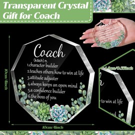 Panelee Thank You Gifts for Women Men Acrylic Appreciation Inspirational Gift Office Coworker Farewell Acrylic Sign Table Decor for Home(Appreciation)