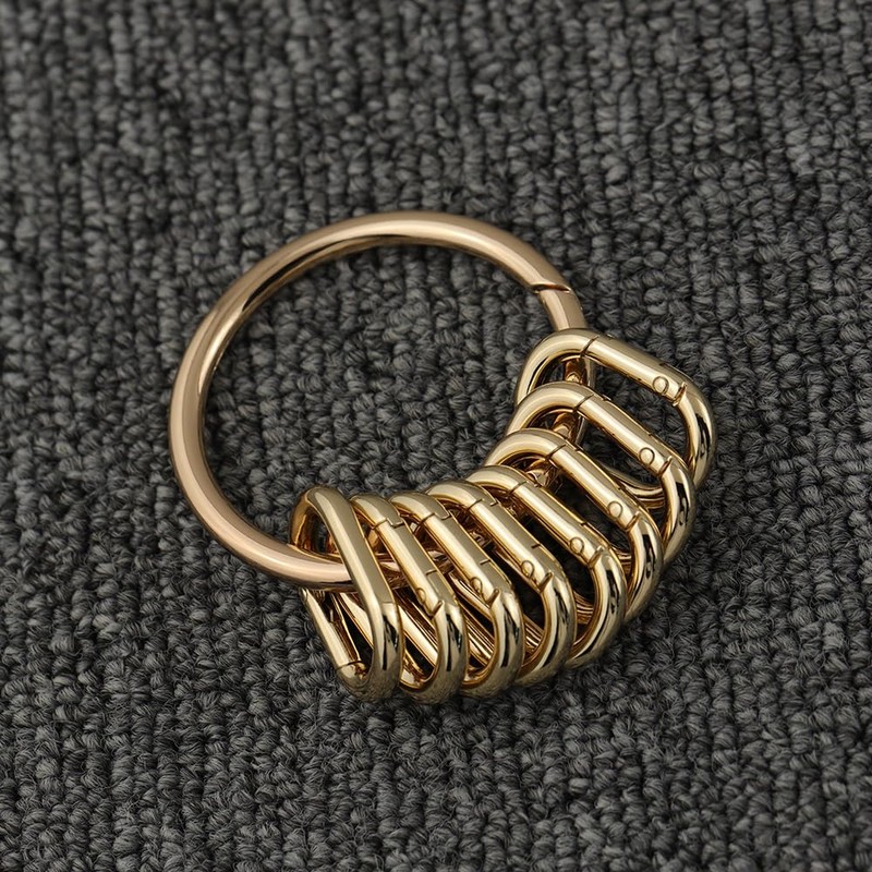 Tanjun 1 + 8 Pcs, Round Key Holder + Oval