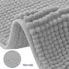 subrtex Chenille Bath Mats for Bathroom Extra Soft and Water
