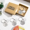 WATINC Coach Appreciation Keychain Gift Set, 4Pcs Sport Match Cheer