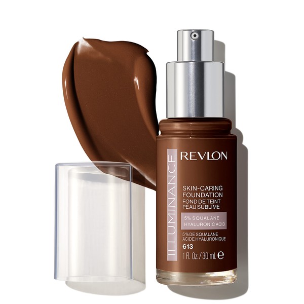 Revlon Illuminance Skin-Caring Liquid Foundation, Hyaluronic Acid, Hydrating and Nourishing