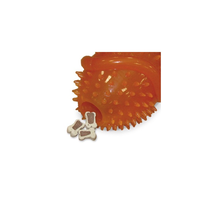 Nobby TPR toy hedgehog ball, 10 x 8 cm