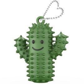 Little Ouchies - Juguetes sensoriales para el dolor de silicona, para adultos, con forma de cactus, diseño de pinchos, herramienta portátil para aliviar el estrés y el estrés (verde)