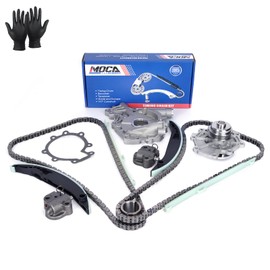MOCA Timing Chain Kit & Water Pump Oil Pump Fit 2003-2008 for Mazda 6 V6 3.0L & 2006 for Lincoln Zephyr V6 3.0L & 2006-2009 for Ford Fusion V6 3.0L & 2008 for Mercury Mariner V6 3.0L