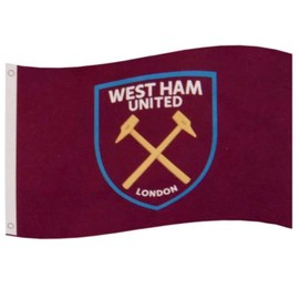 West Ham United FC Flag (One Size) (Claret)