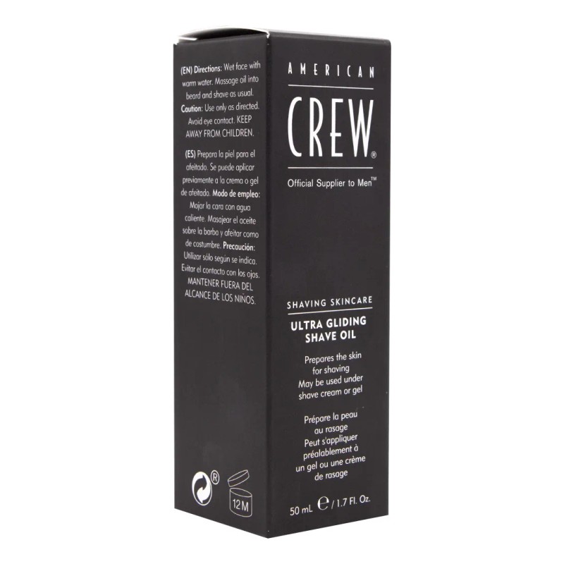 Aceite Afeitado American Crew Ultra Gliding 50ml Suaviza Barba