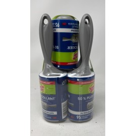 Scotch Brite 3M Lint Roller 50 % Sticker, 95 Sheets (Pack of 5), 475 Count