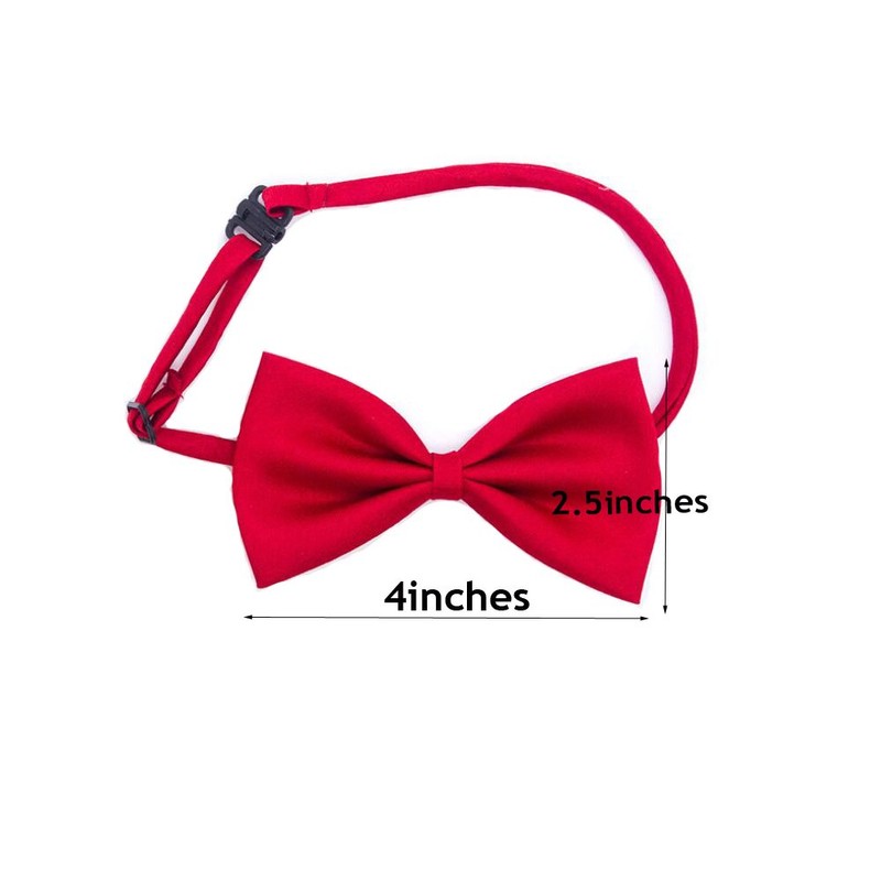 Ergonflow Solid Color Adjustable Boys Kids Bow Tie Collection -