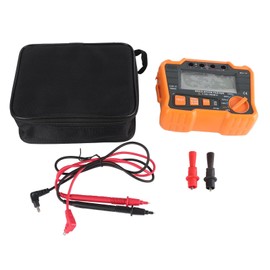 Digital Megohm Meter Electrical Earth Resistance Insulation Tester High Accuracy MH10 Orange