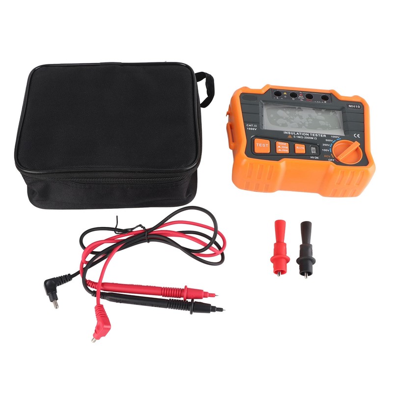 Digital Megohm Meter Electrical Earth Resistance Insulation Tester High Accuracy
