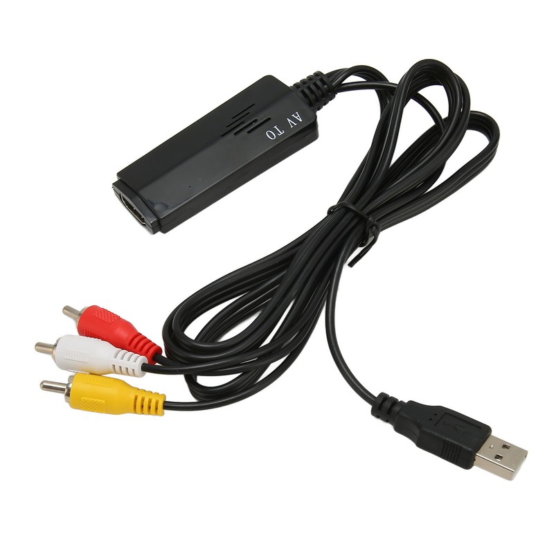 RCA to HD Multimedia Interface Converter Support 1080P USB Power