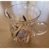 Murano NEW Murano Confetti Studio Art Glass Mug Hand Blown